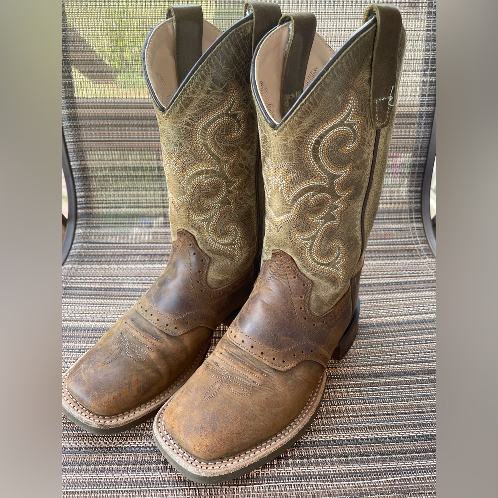 Boys Old West Cowboy Boots ~ Square Toe